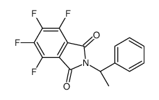 4,5,6,7-tetrafluoro-2-[(1R)-1-phenylethyl]isoindole-1,3-dione结构式