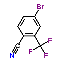 4-Bromo-2-(trifluoromethyl)benzonitrile Structure