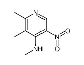 2,3-dimethyl-4-methylamino-5-nitropyridine Structure