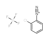 Benzenediazonium, 2-chloro-, tetrafluoroborate(1-)结构式