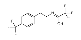 2,2,2-Trifluoro-N-{2-[4-(trifluoromethyl)phenyl]ethyl}acetamide结构式