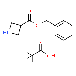 氮杂环丁烷-3-甲酸苄酯三氟乙酸盐结构式
