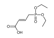 4-diethoxyphosphorylbut-2-enoic acid结构式
