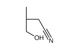 (3R)-4-hydroxy-3-methylbutanenitrile Structure