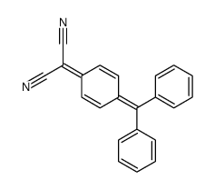 2-(4-benzhydrylidenecyclohexa-2,5-dien-1-ylidene)propanedinitrile Structure