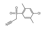 2-(4-chloro-2,5-dimethylphenyl)sulfonylacetonitrile结构式