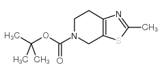 5-Boc-2-甲基-6,7-二氢噻唑并[5,4-c]吡啶结构式