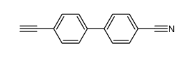 4'-ethynylbiphenyl-4-carbonitrile Structure