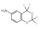 6-氨基-2,2,4,4-四氟-1,3-苯基二噁烷结构式