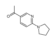1-(6-(PYRROLIDIN-1-YL)PYRIDIN-3-YL)ETHANONE Structure