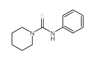 1-Piperidinecarbothioamide,N-phenyl- structure