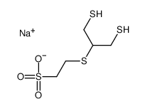 sodium,2-[1,3-bis(sulfanyl)propan-2-ylsulfanyl]ethanesulfonate结构式
