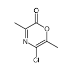 2H-1,4-Oxazin-2-one,5-chloro-3,6-dimethyl-(9CI) Structure