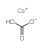 Cesium hydrogen carbonate Structure