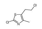 2-chloro-5-(2-chloroethyl)-4-methyl-1,3-thiazole结构式