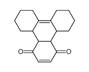 4a,4b,5,6,7,8,9,10,11,12,12a,12b-Dodecahydro-1,4-triphenylenedione结构式