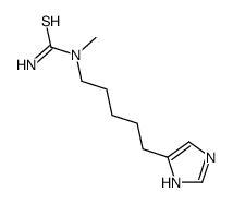 (9ci)-n-[5-(1H-咪唑-4-基)戊基]-n-甲基硫脲结构式