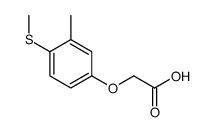 2-(3-methyl-4-methylsulfanylphenoxy)acetic acid Structure
