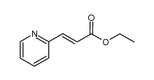 ethyl trans-3-(pyridin-2-yl)acrylate结构式