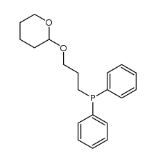 diphenyl(3-((tetrahydro-2H-pyran-2-yl)oxy)propyl)phosphine结构式