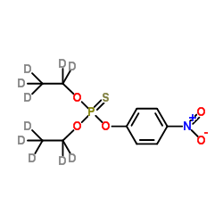 Parathion-ethyl-d10 Structure