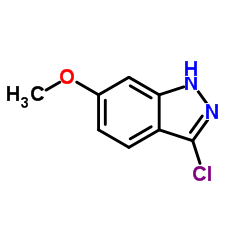 3-Chloro-6-methoxy-1H-indazole structure