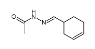 1,2,3,6-Tetrahydro-benzaldehyd-acethydrazon结构式