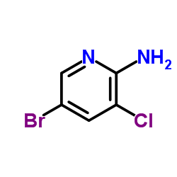 5-Bromo-3-chloro-2-pyridinamine Structure
