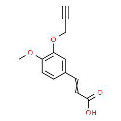3-[4-METHOXY-3-(2-PROPYNYLOXY)PHENYL]ACRYLIC ACID结构式