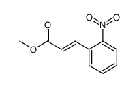 (E)-3-(2-硝基苯基)丙烯酸甲酯结构式
