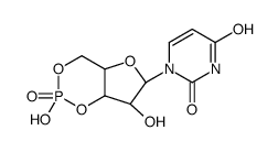 Uridine 3',5'-cyclic monophosphate结构式