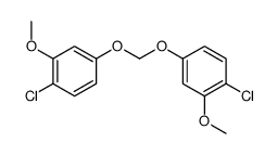 1-chloro-4-[(4-chloro-3-methoxyphenoxy)methoxy]-2-methoxybenzene Structure