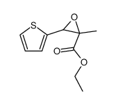 2,3-epoxy-2-methyl-3-[2]thienyl-propionic acid ethyl ester结构式