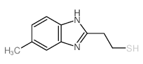 1H-Benzimidazole-2-ethanethiol,6-methyl- Structure