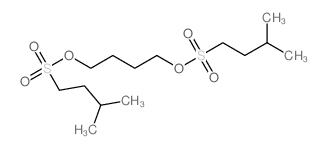 1-Butanesulfonic acid (9CI), 3-methyl-, 1,4-butanediyl ester结构式
