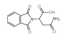 n-α-邻苯二甲酰-l-天冬酰胺结构式
