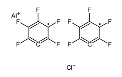 chloro-bis(2,3,4,5,6-pentafluorophenyl)alumane结构式