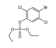 (4-bromo-2,5-dichlorophenyl) diethyl phosphate结构式