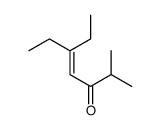 5-ethyl-2-methylhept-4-en-3-one Structure