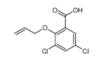 2-allyloxy-3,5-dichloro-benzoic acid Structure