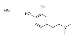 4-[2-(dimethylamino)ethyl]benzene-1,2-diol,hydrobromide Structure