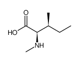 N-甲基-D-别异亮氨酸结构式