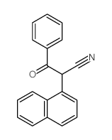 2-naphthalen-1-yl-3-oxo-3-phenyl-propanenitrile Structure