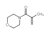 2-甲基-1-吗啉-2-丙烯-1-酮结构式