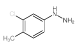 (3-氯-4-甲基苯基)肼盐酸盐结构式