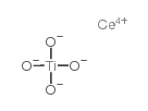 cerium,oxygen(2-),titanium Structure