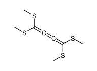 1,1,4,4-tetrakis(methylsulfanyl)buta-1,2,3-triene结构式