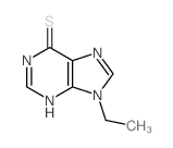 6H-Purine-6-thione,9-ethyl-1,9-dihydro-结构式