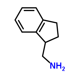 2,3-二氢-1H-茚-1-甲胺结构式