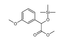 Methyl (3-methoxyphenyl)[(trimethylsilyl)oxy]acetate Structure